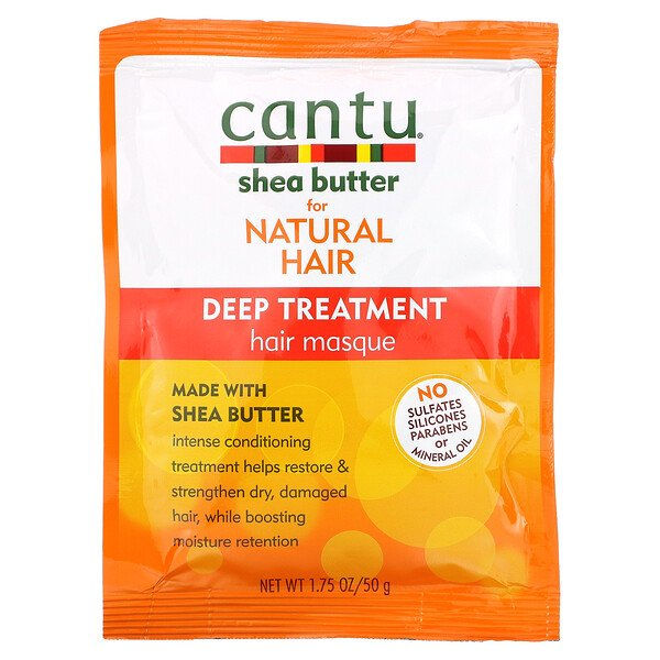 Cantu Shea Butter for Natural Hair Deep Treatment Hair Masque, 1.75 oz.