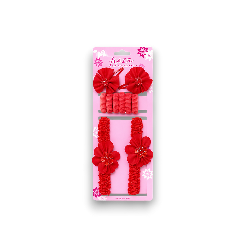 Thumbnail: Baby Floral Hair Accessory Set