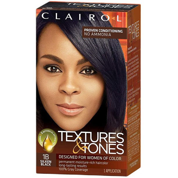 Clairol Texture & Tones Permanent Moisture-Rich Hair Color, 1 oz