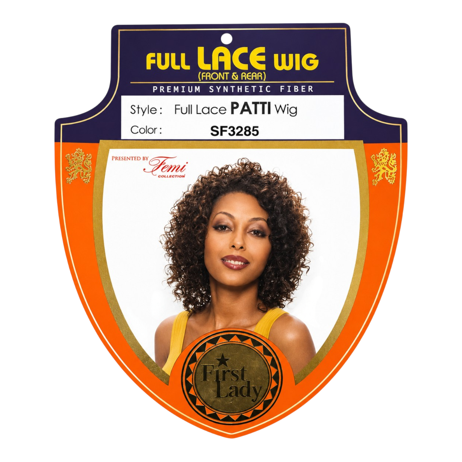Femi Collection Full Lace Wig PATTI, Color SF3285