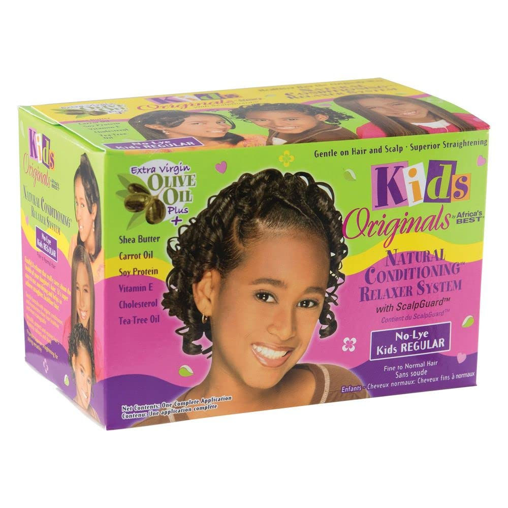 Africa's Best Kids Originals Natural Conditioning Relaxer System, No-Lye Kids Re