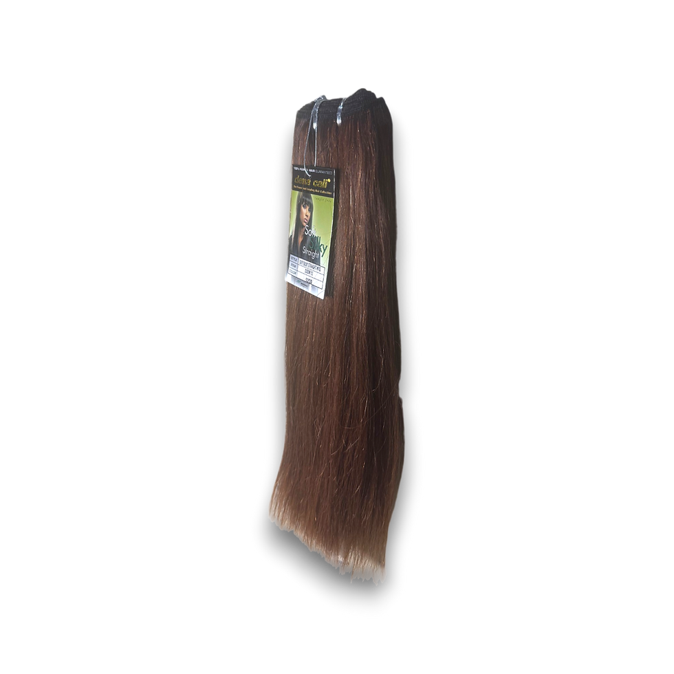 Thumbnail: Dena Cali Soft Silky Straight 100% Human Hair Weave DSSW 12”
