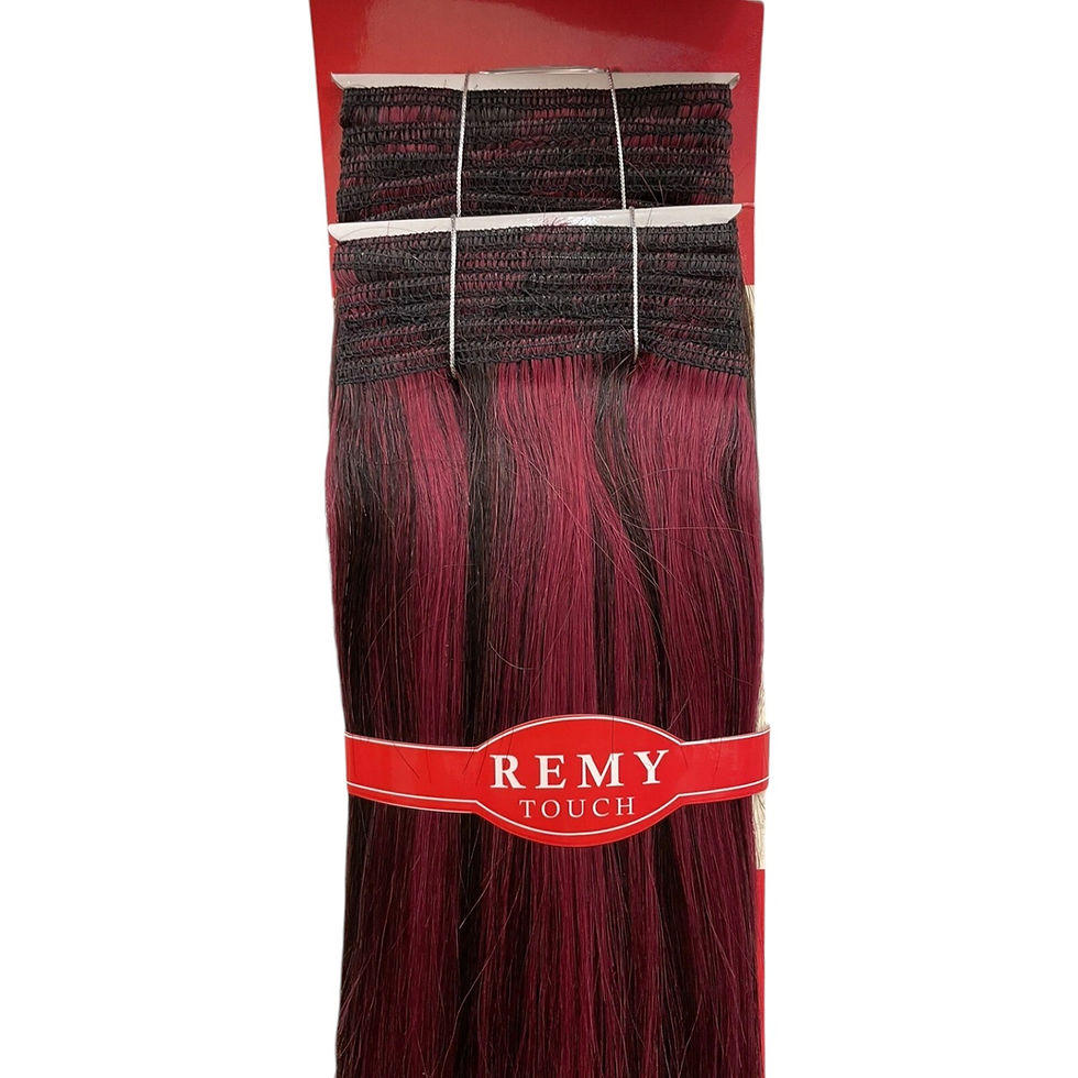 Thumbnail: Revlon Remy Touch 100% Natural Yaky Human Hair  8” & 10” (2PCS), Color F1B/BUG