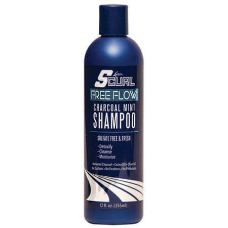 Luster's S Curl Free Flow Charcoal Mint Shampoo, 12 fl. oz.