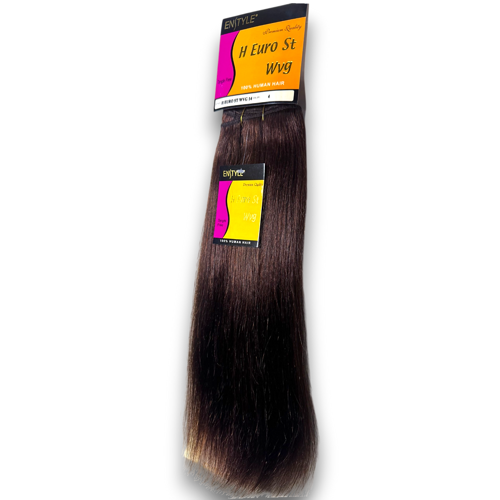 Thumbnail: Enstyle 100% Human Hair (BROWNS) Weave – H Euro Straight