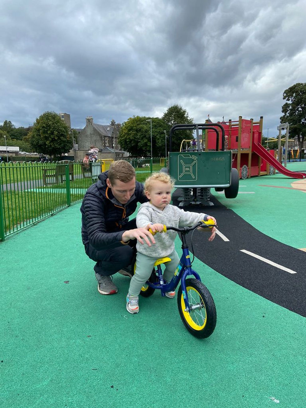 first bike ride