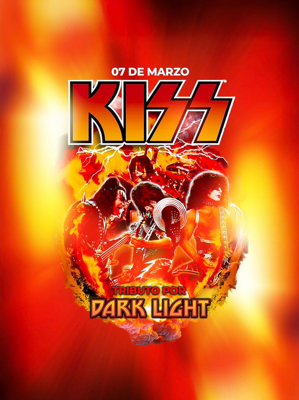KISS Tributo por Dark light