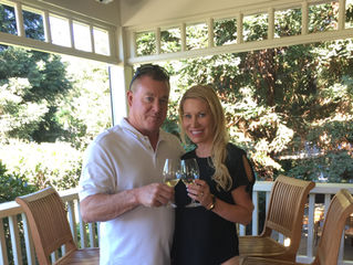Ron Zemp and Jennifer Zemp together in Mendoza, Argentina.