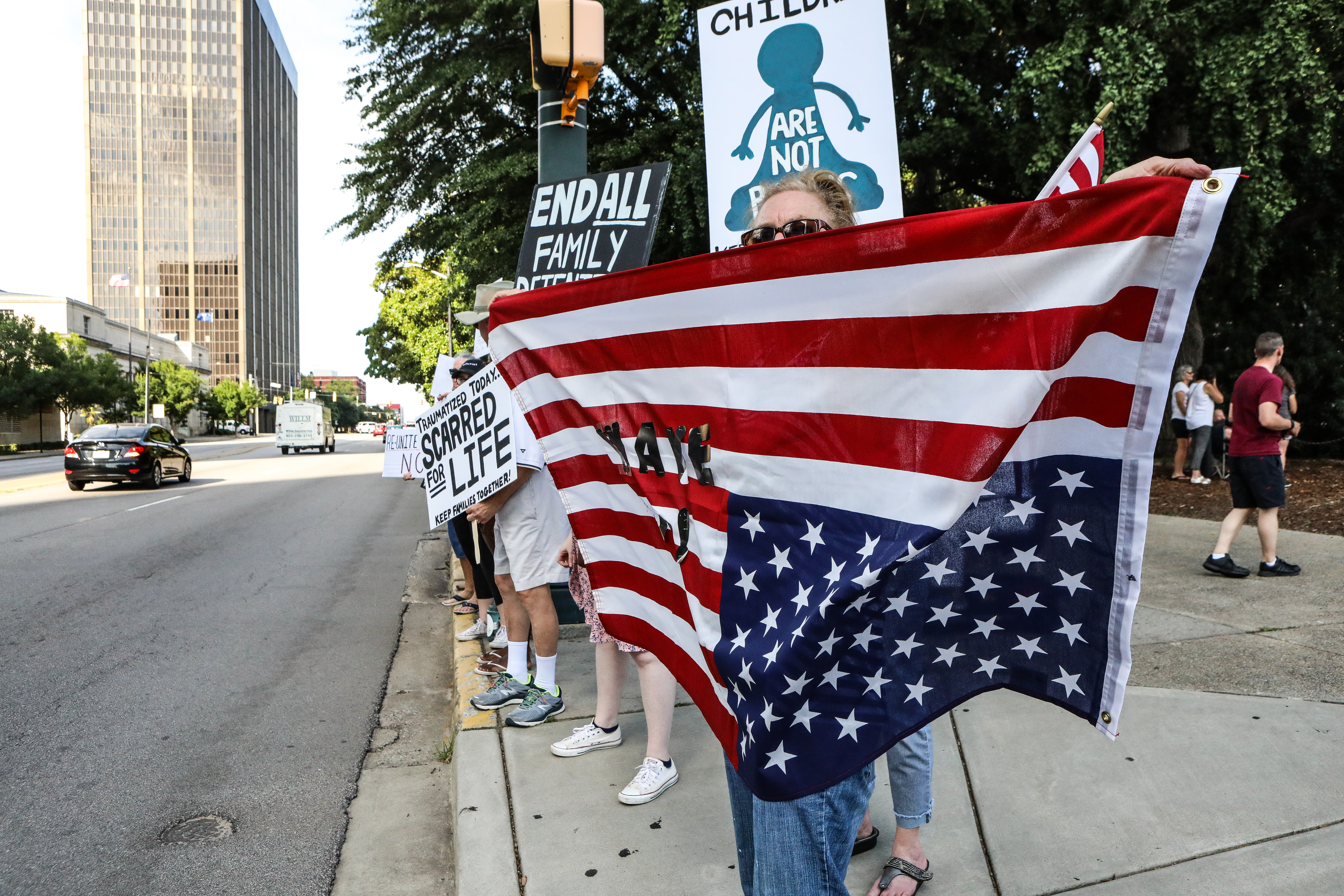 Families belong together protest SC State House -4078