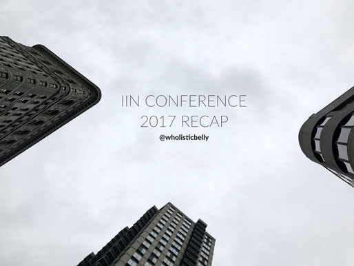 IIN Conference 2017: Rachael Charbonneau's Recap