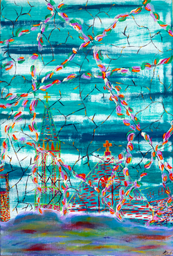 Marian Vineyard 2b (Triptych)