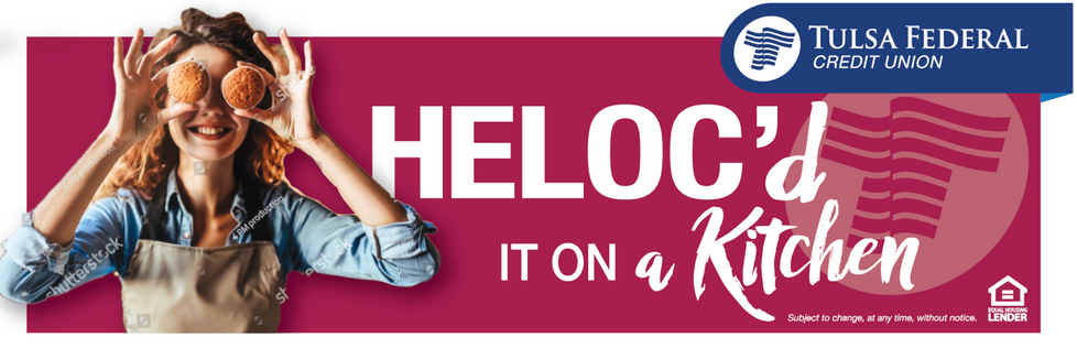 HELOC'd it on a Kitchen Billboard