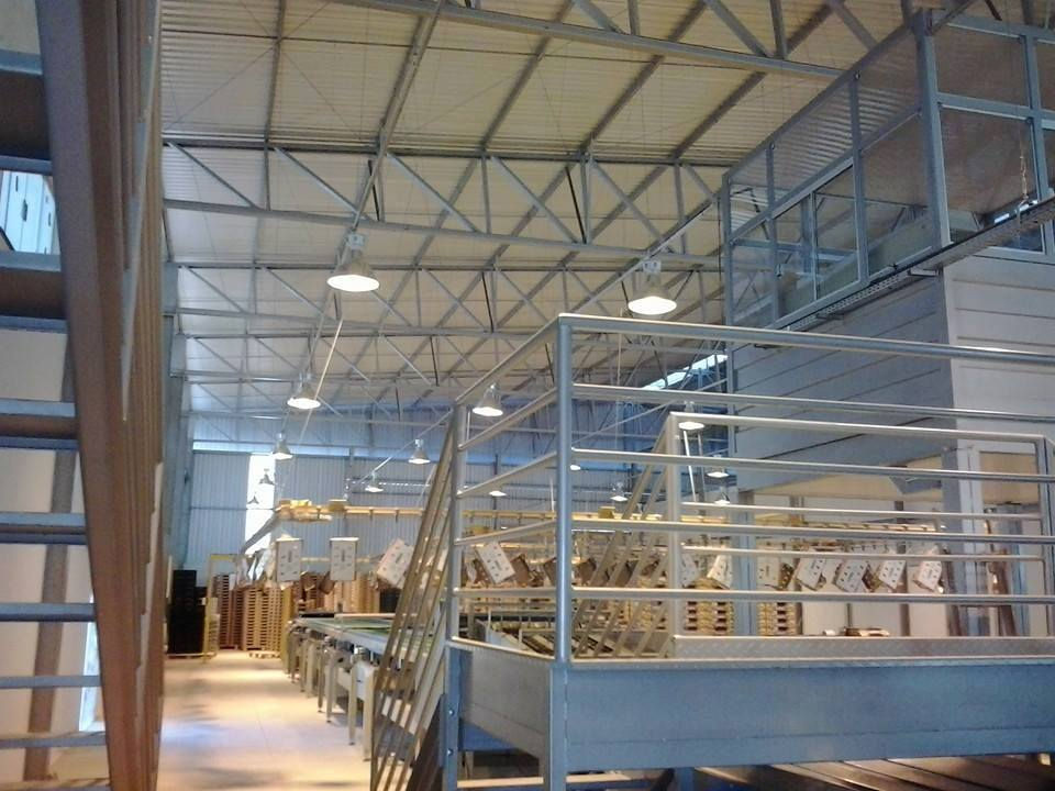 Vista Interna de Plataformas de Acesso - Obra Tsuge