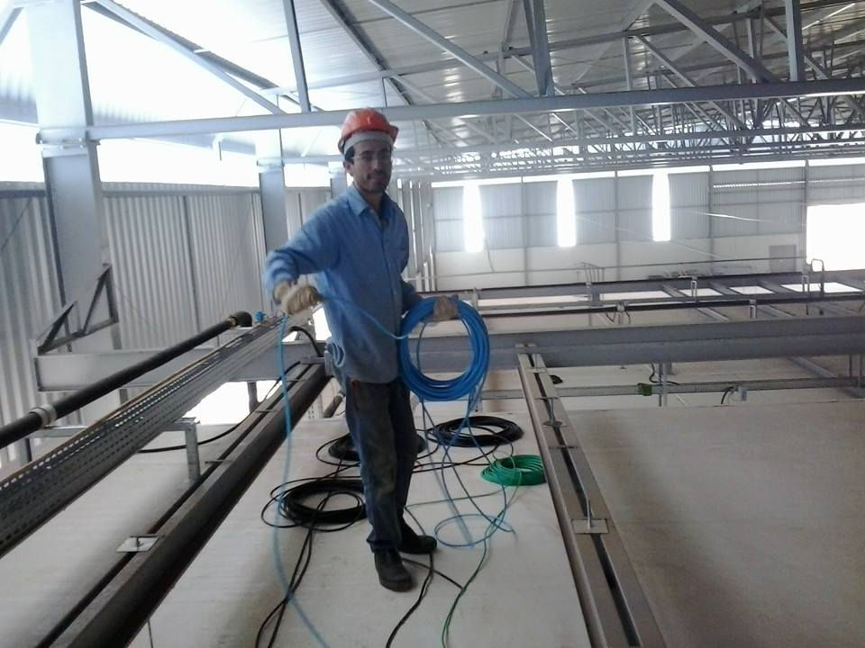 Lançamento de Cabos Alimentadores das Redes Elétricas- Obra Tsuge