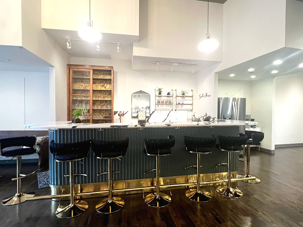 Beautiful bar in a spa in Lawrence, KS