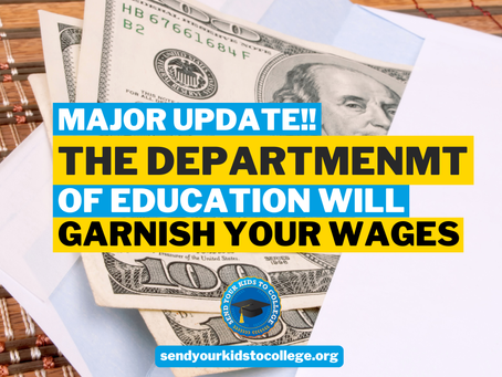 The Department of Education is Moving Forward with Wage Garnishment for Student Loan Borrowers in Default