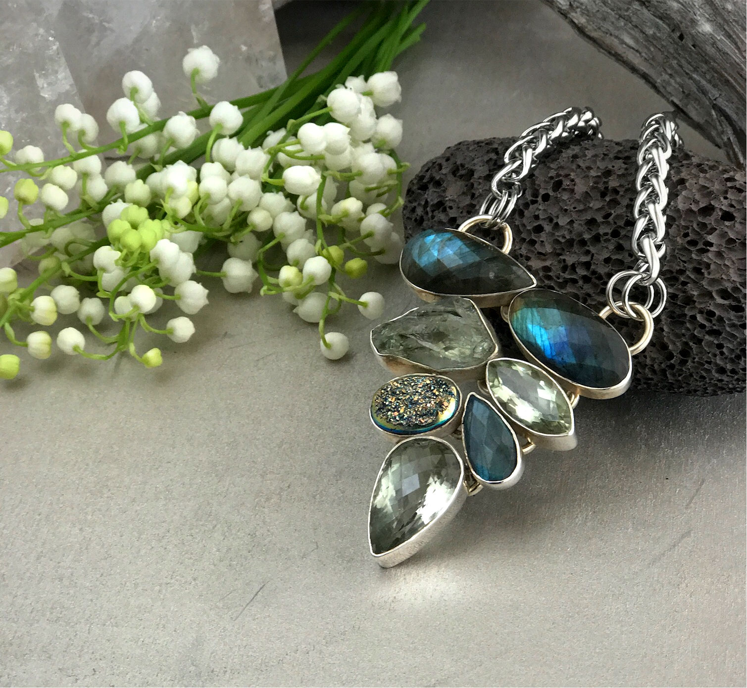 labradorite necklace