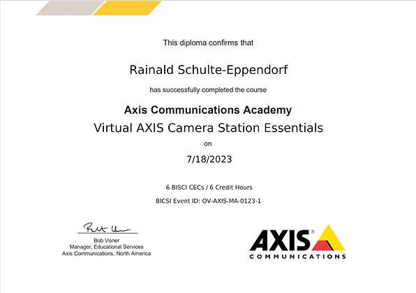 AXIS - Cert-11