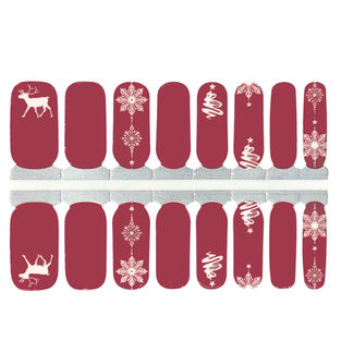 christmas nail wraps