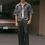 Thumbnail: Fashionable Street Style Collared Short Sleeve Loose Fit Men's Shirts