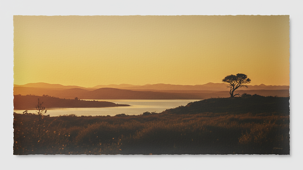 Close-up view of a high-quality photo print with matte finish on textured paper