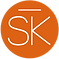 Sally Kalksma initials favicon orange logo