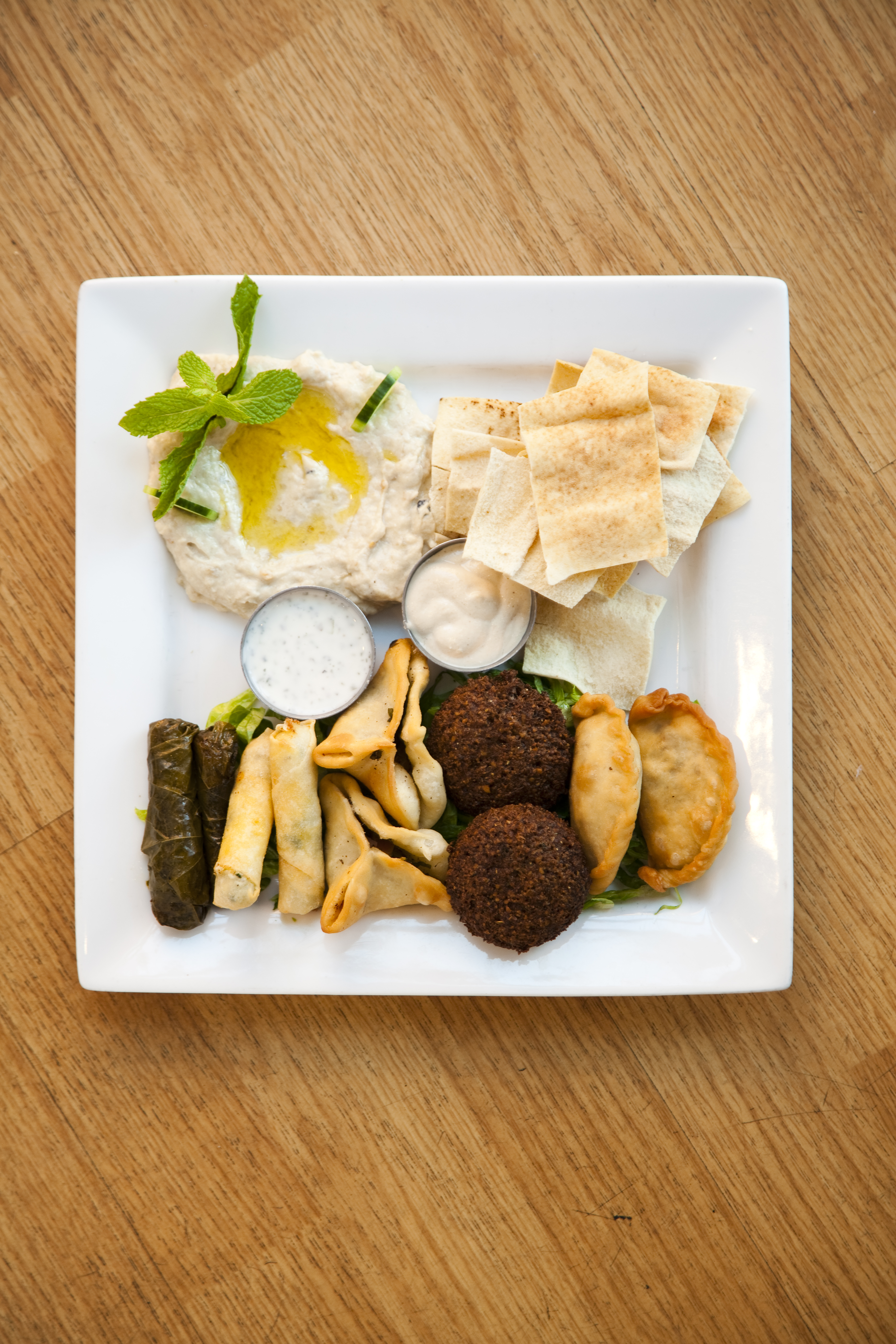 Arranged Food and Objects