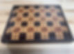 Walnut, Cherry, Mahogany, and Maple Plaid End Grain Cutting Board