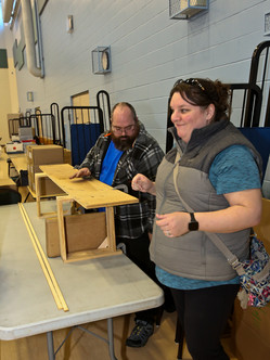 edmonton stamp club-spring stamp show 2023-friday 230324-stamp show set up-dealer tables_f