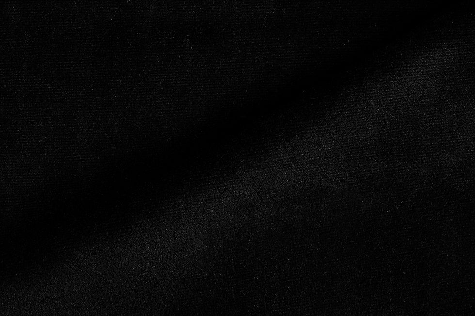 Paris Velvet Black Fabric