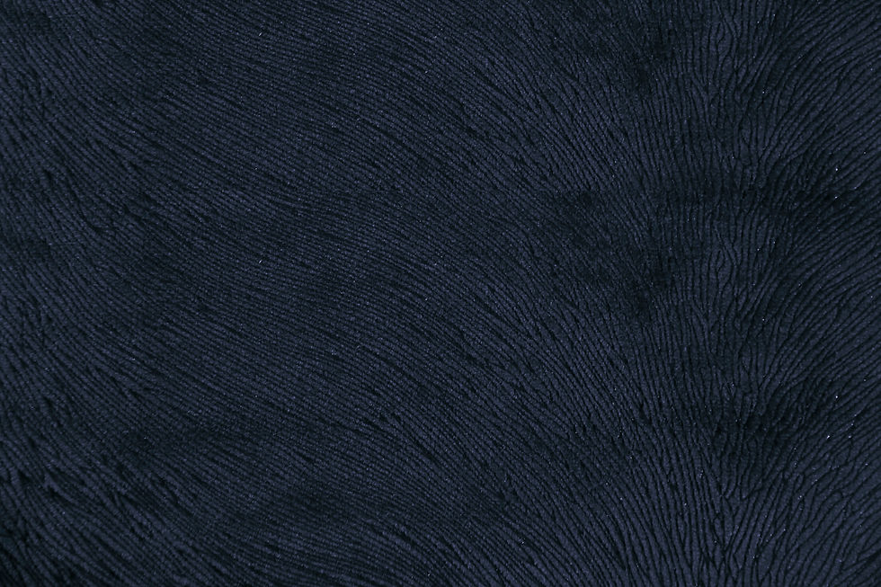 Hide Velvet Navy Fabric