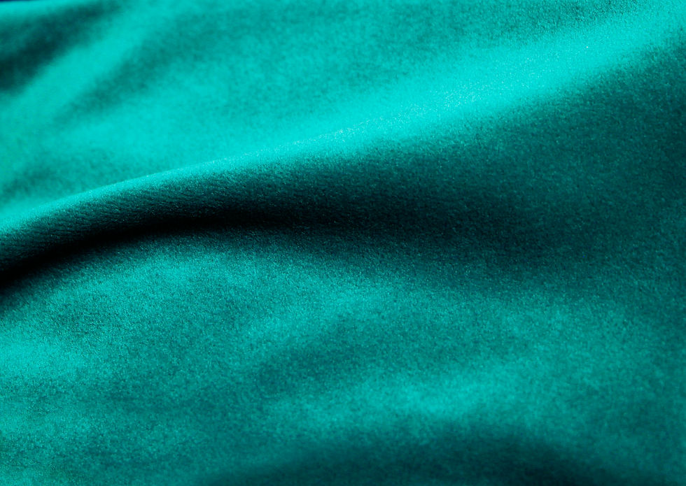 Cozy Velvet Tropical Green Fabric