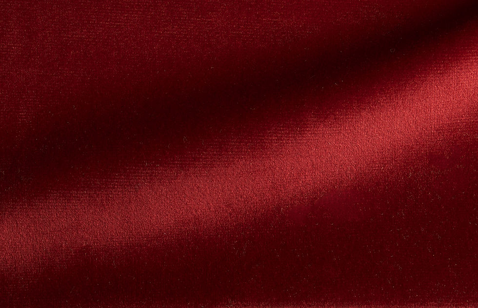 Paris Velvet Deep Red Fabric