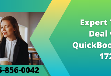 Expert Tips To Deal With QuickBooks Error 1722