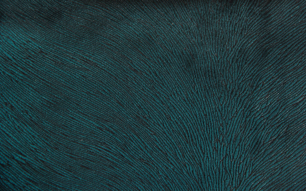 Hide Velvet Peacock Fabric