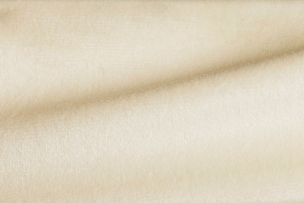 Paris Velvet Cream Fabric