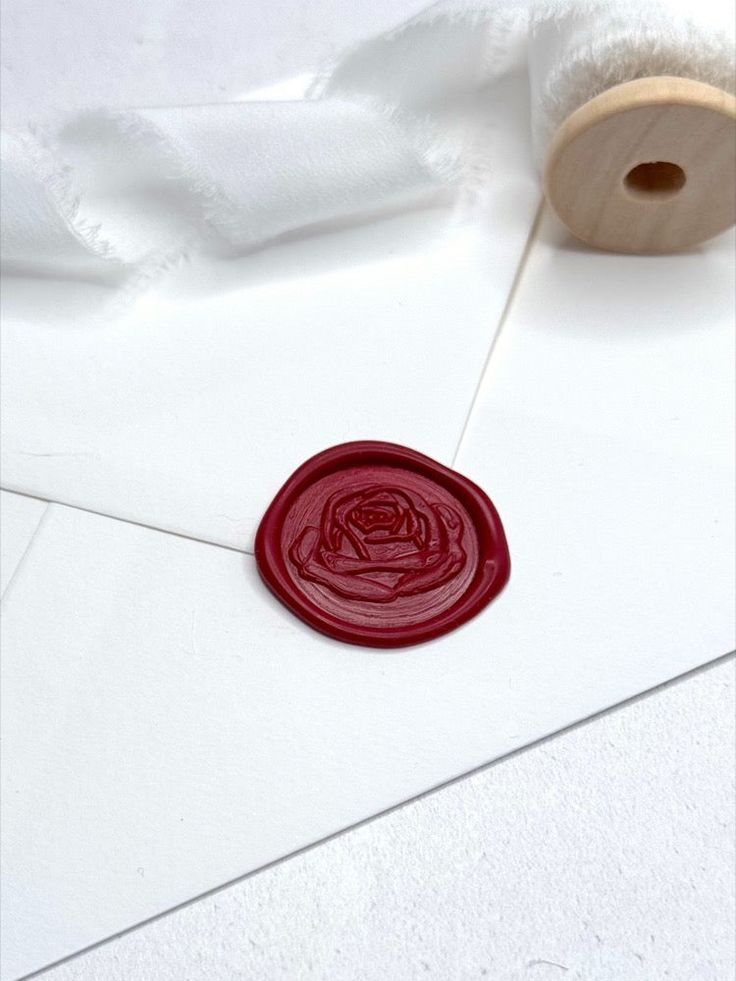 Thumbnail: Burgundy Wax Round Sticks