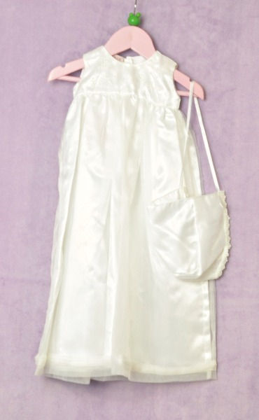 Thumbnail: Dress with matching bonnet