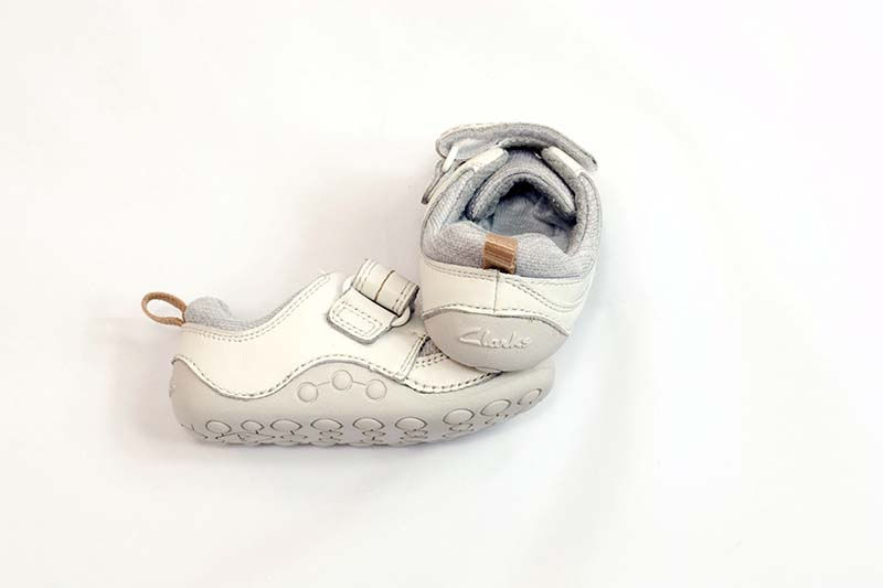 Thumbnail: Padded ankle. Clarks first shoes.