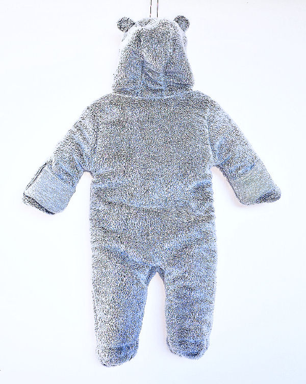 Thumbnail: Hooded pramsuit for 3-6 months.