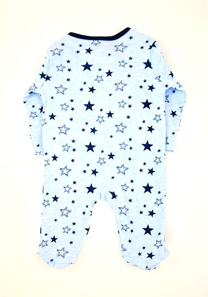 Thumbnail: Round neck. Stud from top centre front down to right foot.