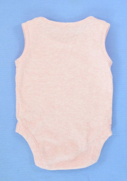 Thumbnail: bodysuit has round neck and 2 stud fastening underneath.