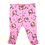 Thumbnail: Leggings. Pink with multi coloured flower images. 0-3 months