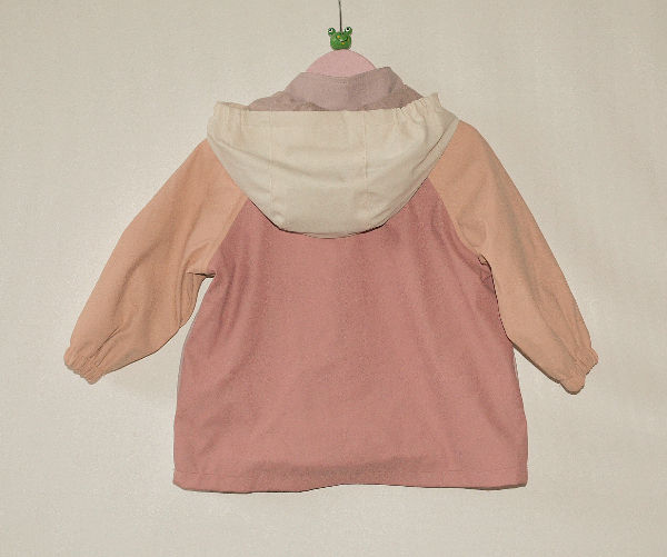 Thumbnail: Fully lined and hooded Zara designed girls coat.
