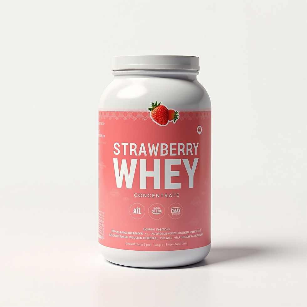 Çilekli Whey Konsantre