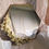 Miniature : Hortense - Pièce unique - Miroir en fleurs séchées et stabilisées