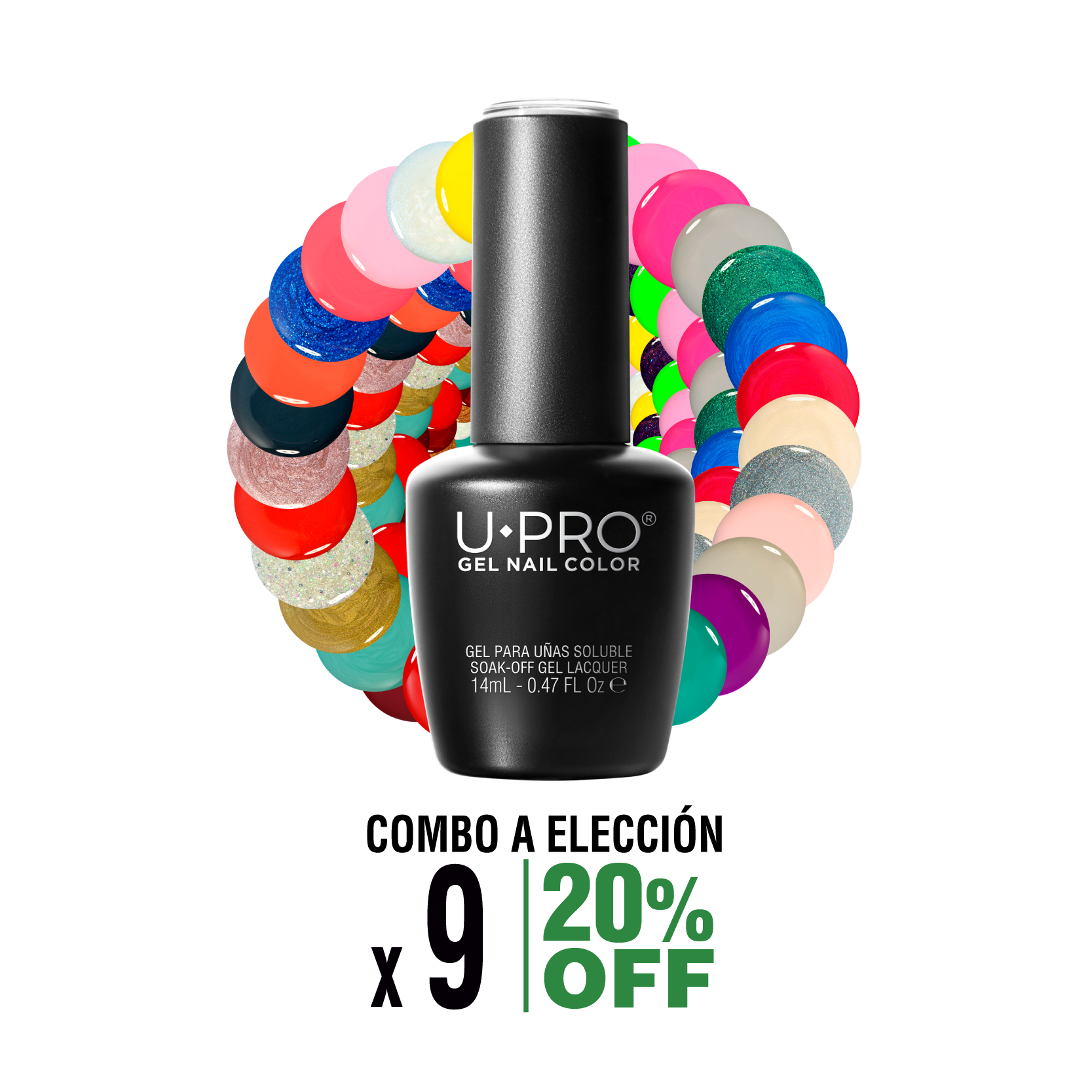 9 Gel Color a elección
