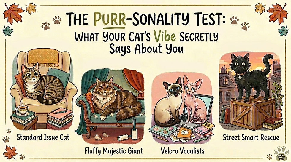 The Purr-sonality Test: What Your Cat’s Vibe Secretly Says About You