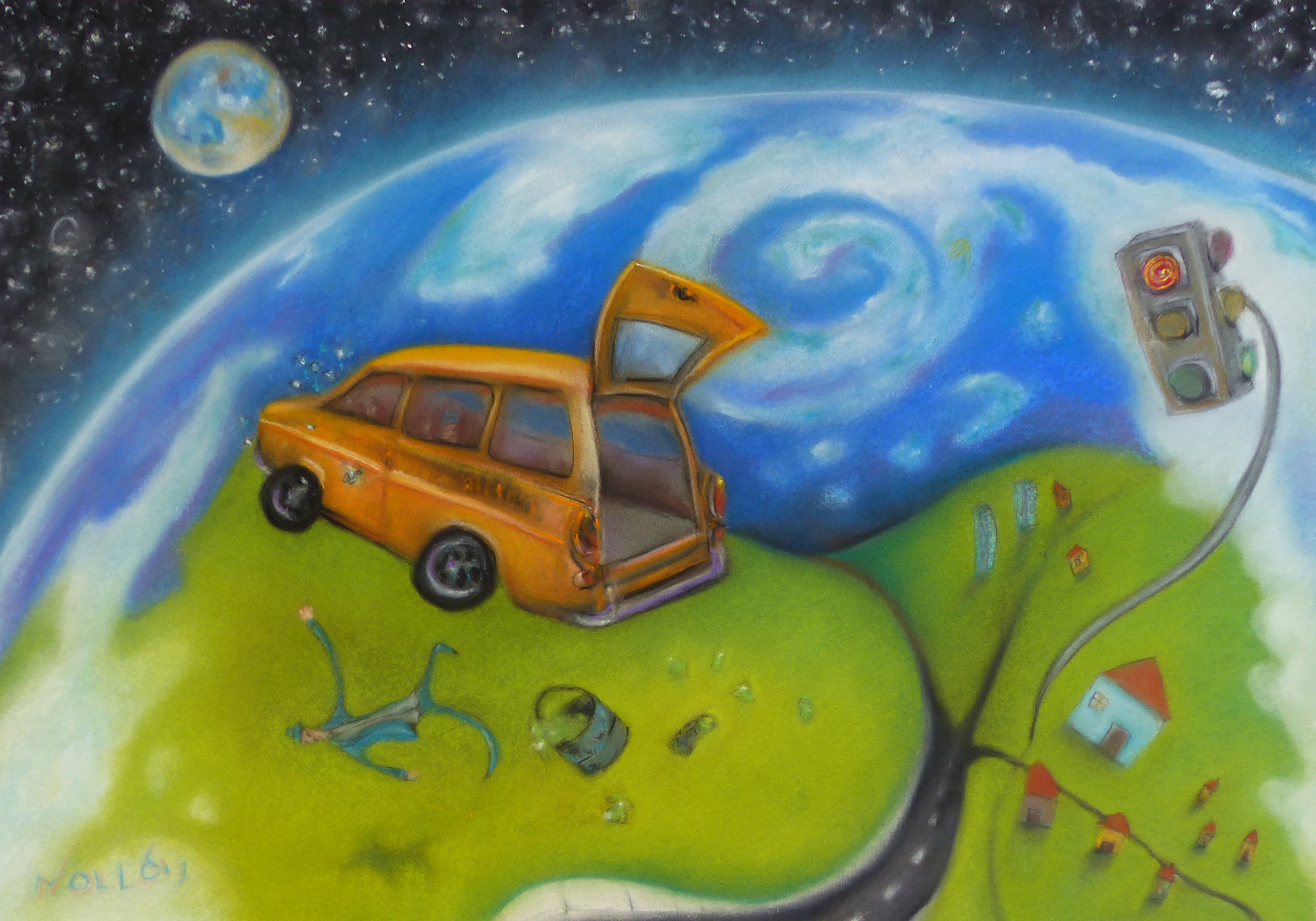 Inter-dimensional Time Travel
