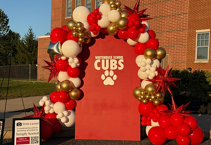 Balloon installation for school graduation event in Hunterdon County NJ